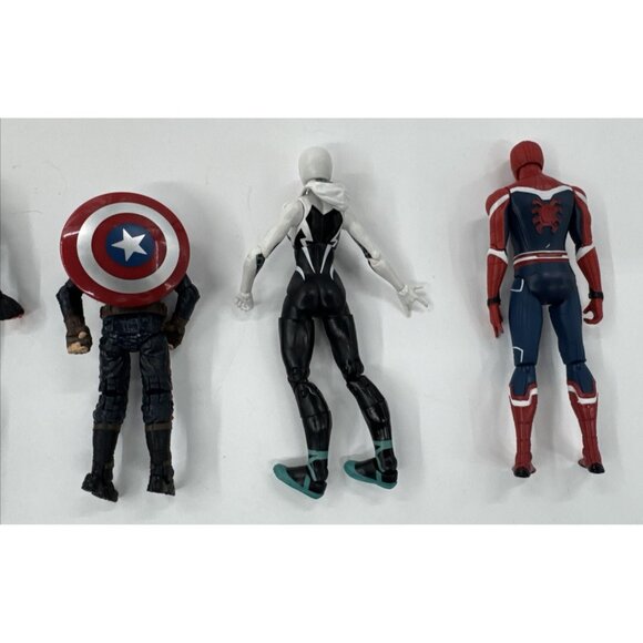 Marvel Super Hero Squad Figures Lot of 14 Hasbro Playskool Mini Spiderman Bundle - Picture 12 of 13